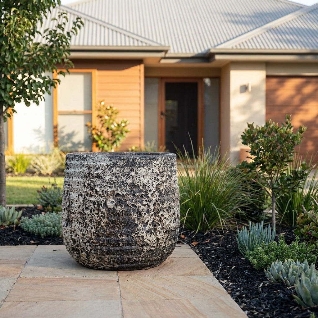 Pompeii Ribbed Planter - Various sizes available