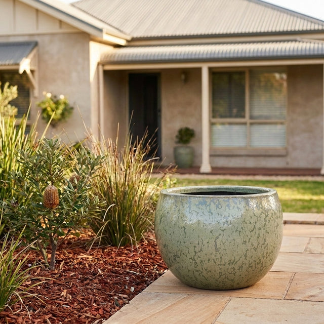 Premium Glaze Ball Planter - Various sizes available