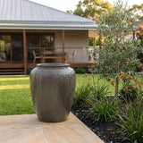 Premium Glaze Dimple Jar - 70 x 87cm - Heavy Metal
