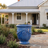 Premium Glaze French Urn - Various sizes available - Blue Cloud
