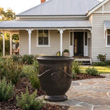 Premium Glaze French Urn - Various sizes available - Lava