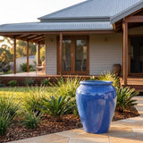 Premium Glaze Palace Jar - 83 x 100cm - Blue Cloud