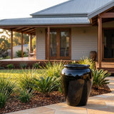 Premium Glaze Palace Jar - 83 x 100cm - Black