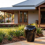 Premium Glaze Palace Jar - 83 x 100cm - Lava