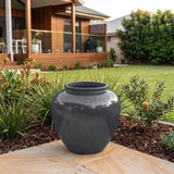 Premium Glaze Parlour Pot - 38 x 35cm - Graphite