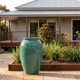 Premium Glaze Roman Jar - Various sizes available - Opal Green