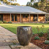 Premium Glaze Tall Egg Planter - Various sizes available - Heavy Metal