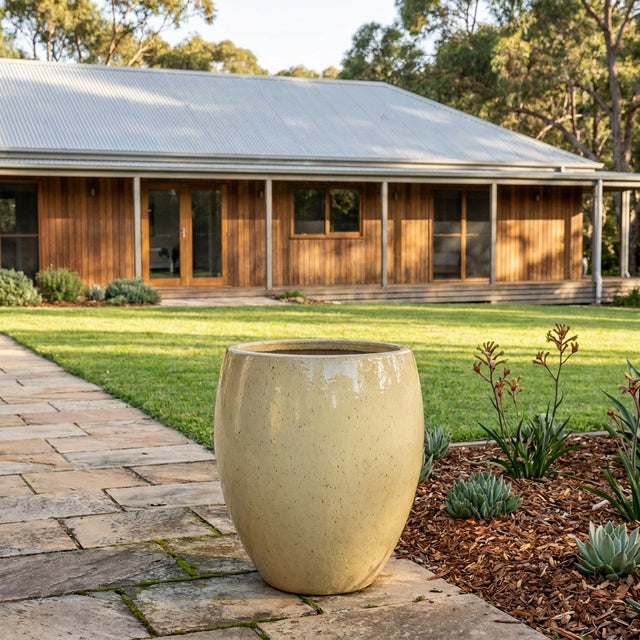 Premium Glaze Tall Egg Planter - Various sizes available