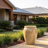 Premium Glaze Temple Jar - 47 x 65cm - Sand