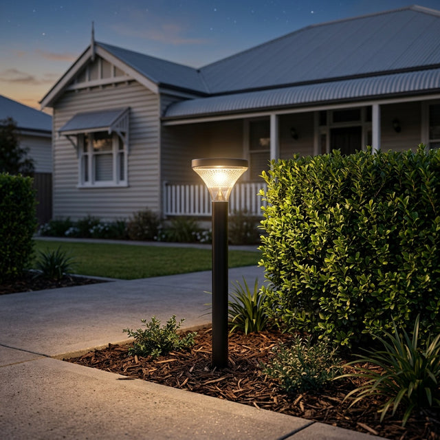 Round Solar Bollard Light