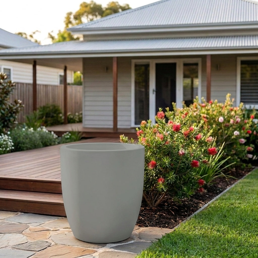 StoneLite Bullet Planter - Various sizes available - Neutral Grey