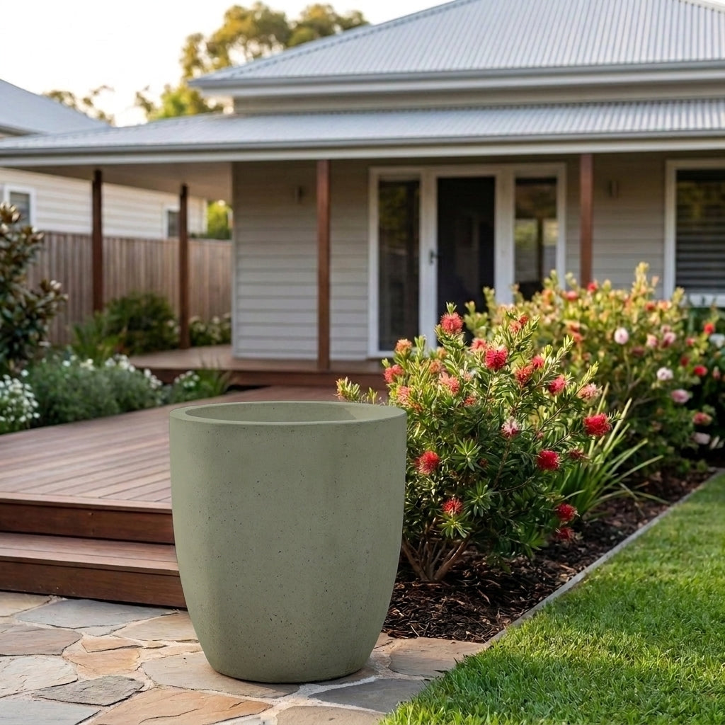 StoneLite Bullet Planter - Various sizes available - Pale Eucalyptus