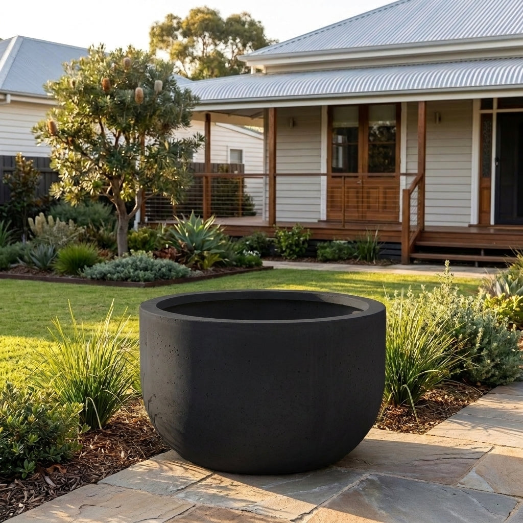 StoneLite Chopped Tub Tree Planter - Various sizes available - Night Sky