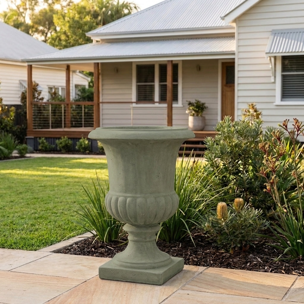 StoneLite Classic Urn - 54 x 45cm - Pale Eucalyptus