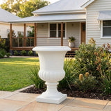StoneLite Classic Urn - 54 x 45cm - White on White