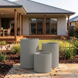 StoneLite Fluted Cylinders - Various sizes available - Concrete