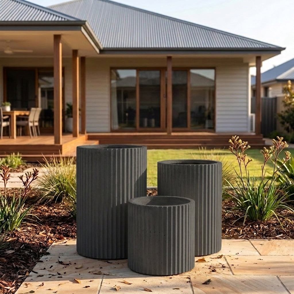 StoneLite Fluted Cylinders - Various sizes available - Monument