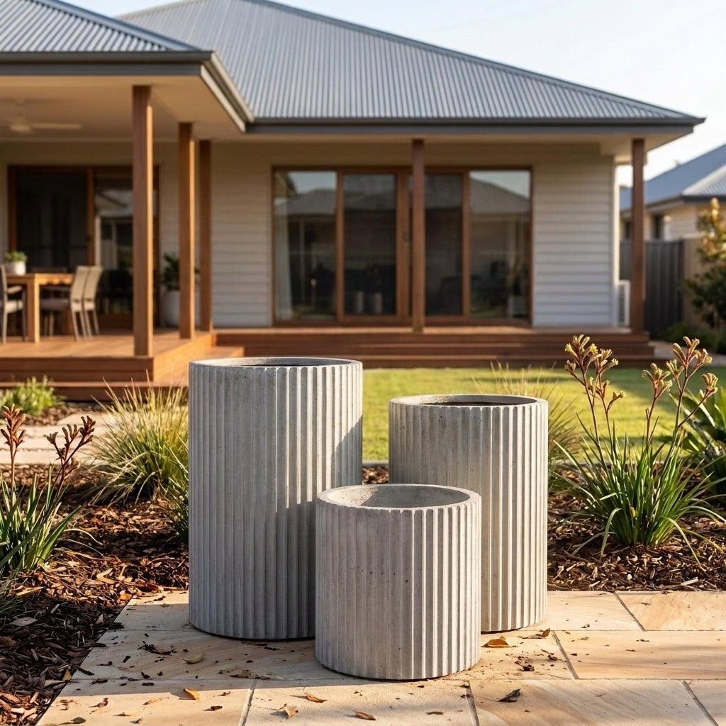 StoneLite Fluted Cylinders - Various sizes available