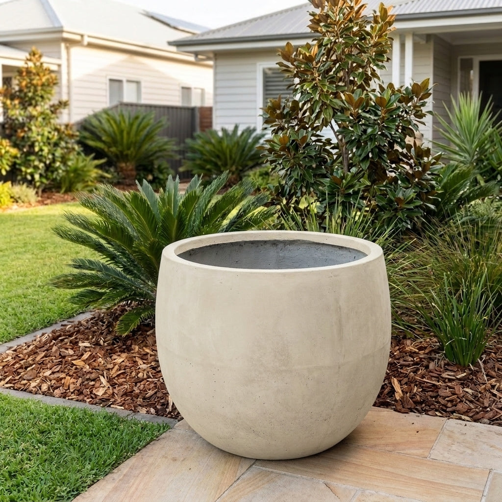 StoneLite Giant Egg - Various sizes available - Paperbark Half