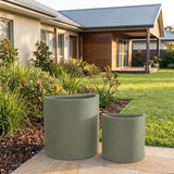 StoneLite Half Cylinders - Various sizes available - Pale Eucalyptus