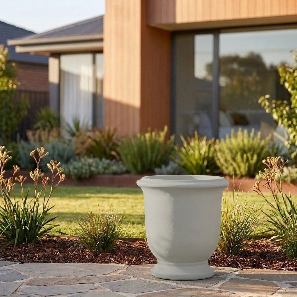 StoneLite Plain Anduze Urn - Various sizes available - Shale Grey