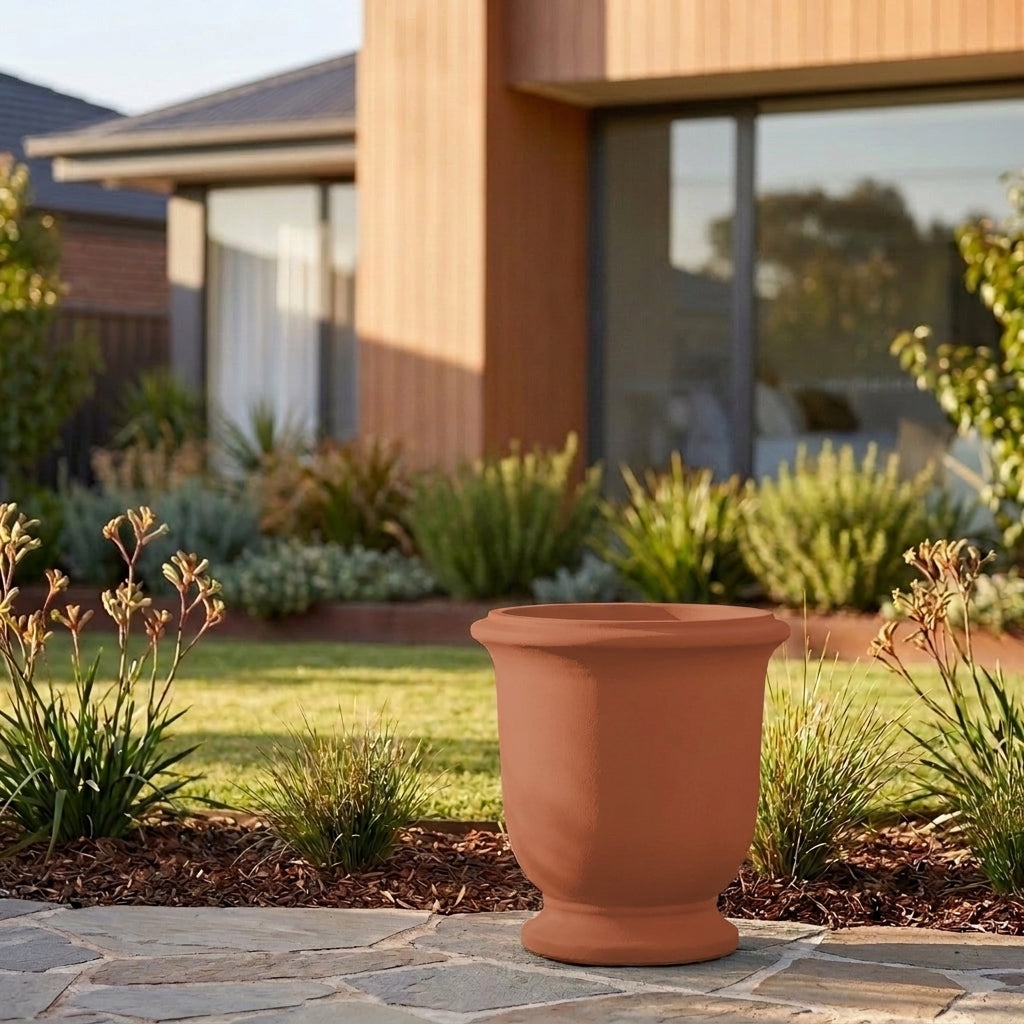 StoneLite Plain Anduze Urn - Various sizes available - Terracotta
