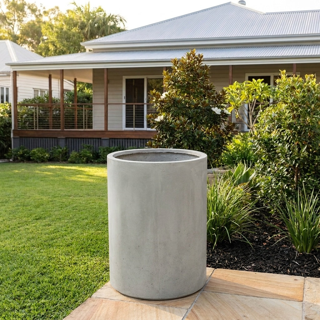 StoneLite Tall Cylinder - Various sizes available - Shale Grey