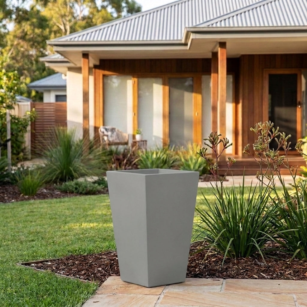 StoneLite Tall Tapered Square - Various sizes available - Concrete