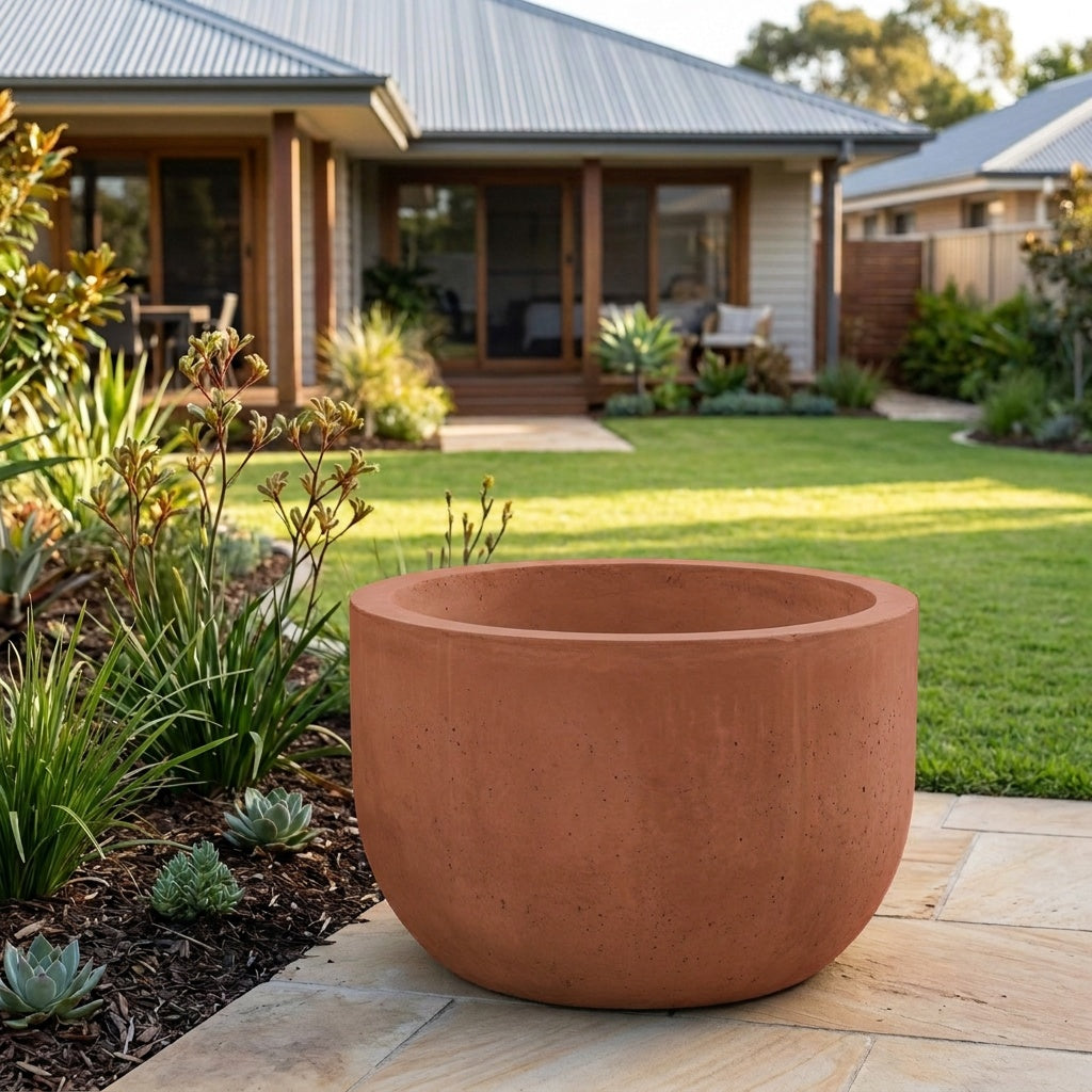 StoneLite Tub - Various sizes available - Terracotta
