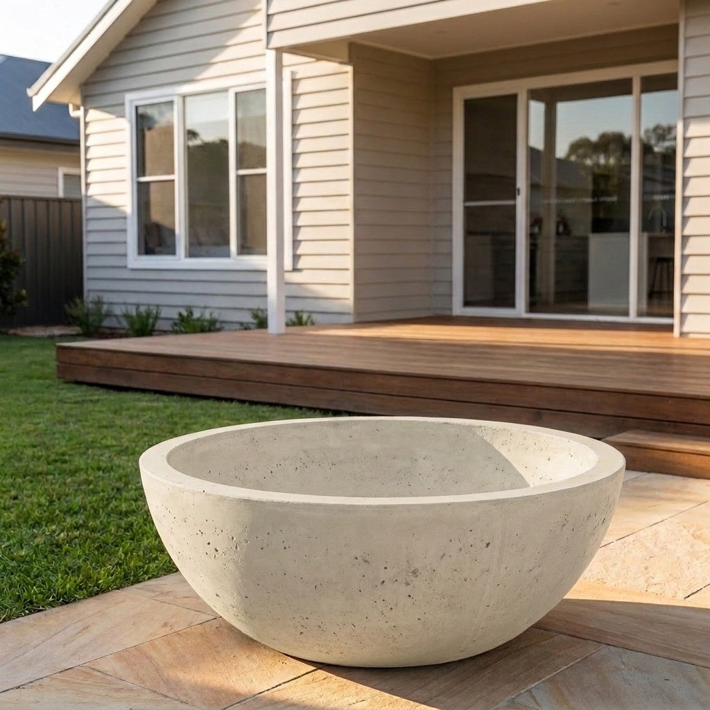 StoneLite Wok Bowl - Various sizes available - Paperbark Half