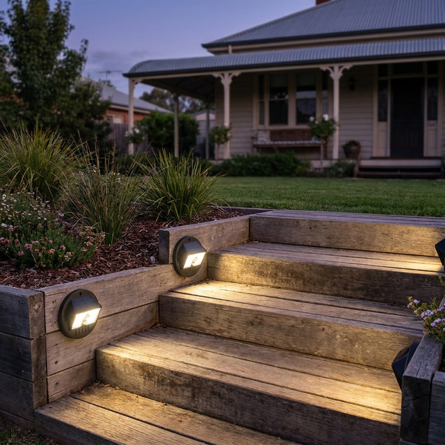 Stylish Solar Step Light with Motion Sensor