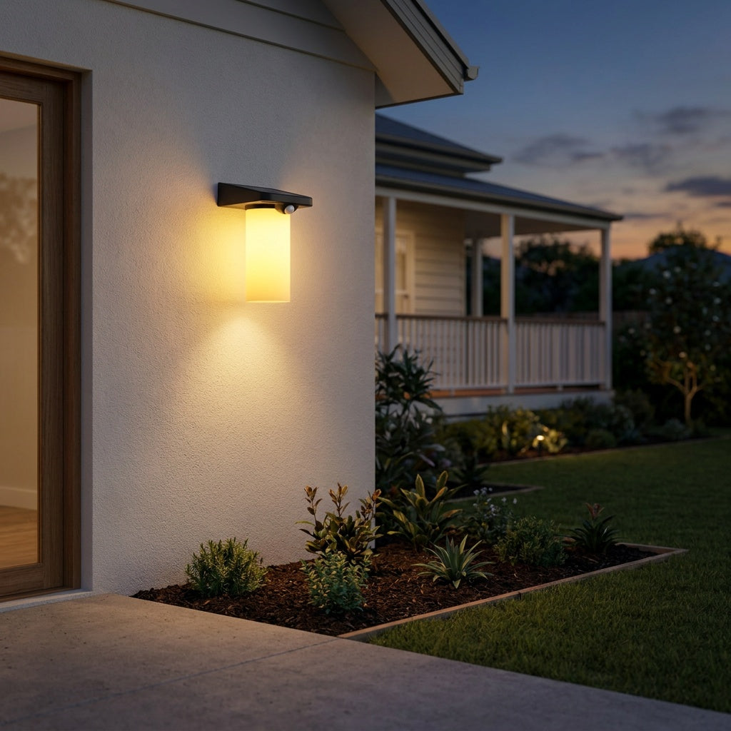 Swish Solar Wall Light with Motion Sensor