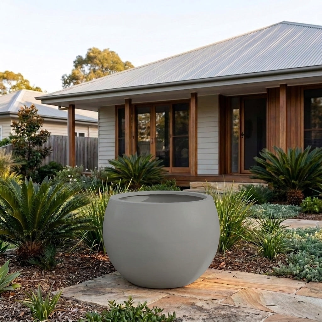 Terrazzo Ball Planter - Various sizes available - Concrete