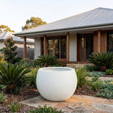 Terrazzo Ball Planter - Various sizes available - White on White