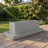 Terrazzo Divider Trough Saucer - Various sizes available - Concrete