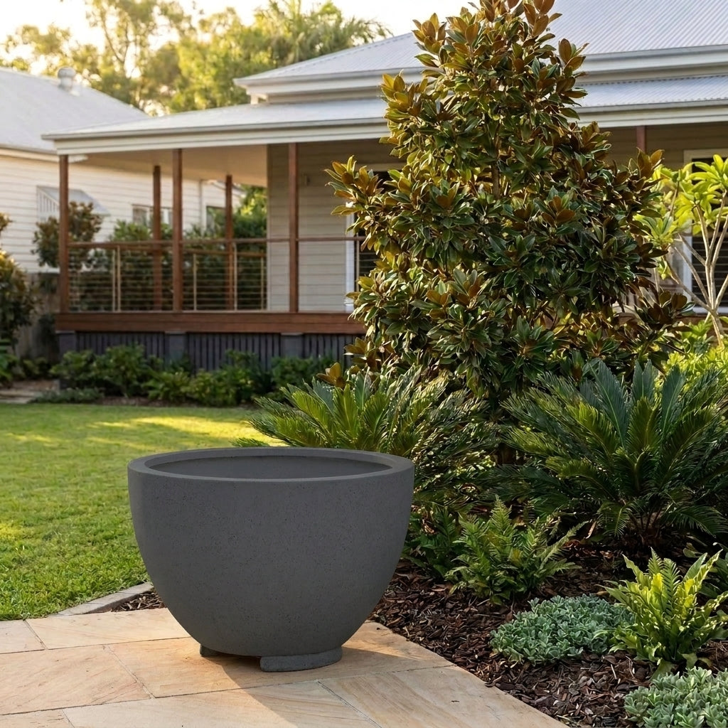 Terrazzo Giant Egg - Various sizes available - Charcoal