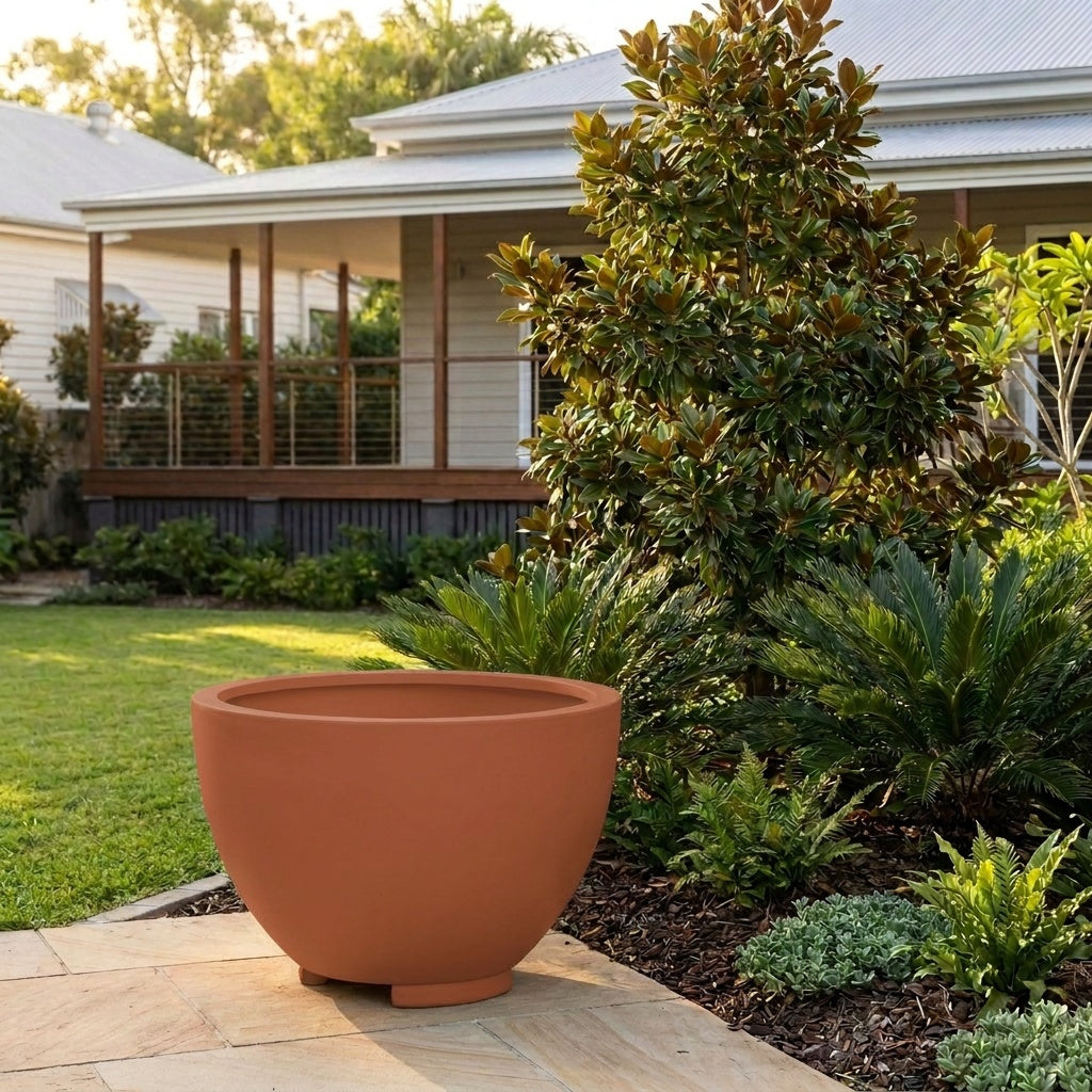 Terrazzo Giant Egg - Various sizes available - Terracotta