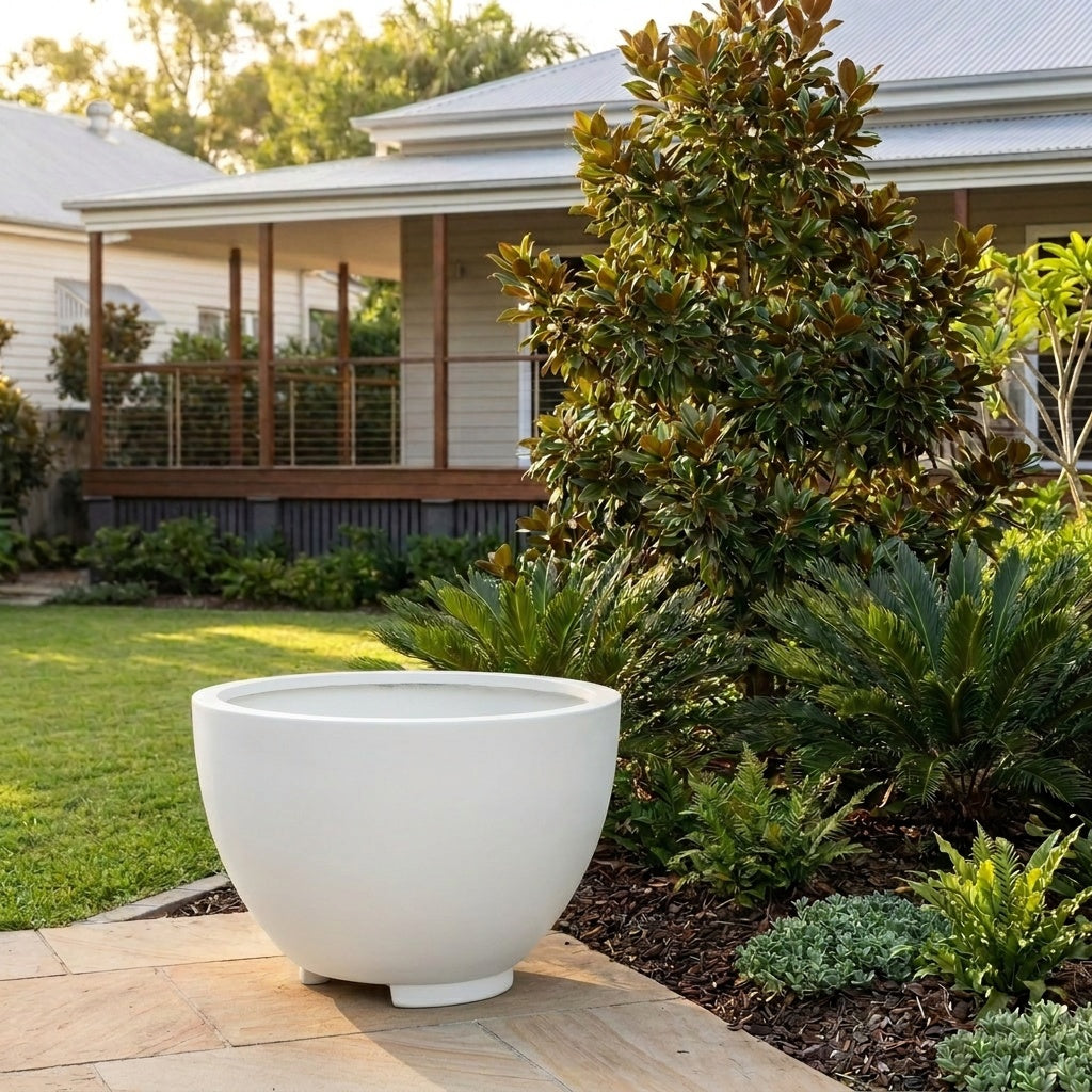 Terrazzo Giant Egg - Various sizes available - White on White