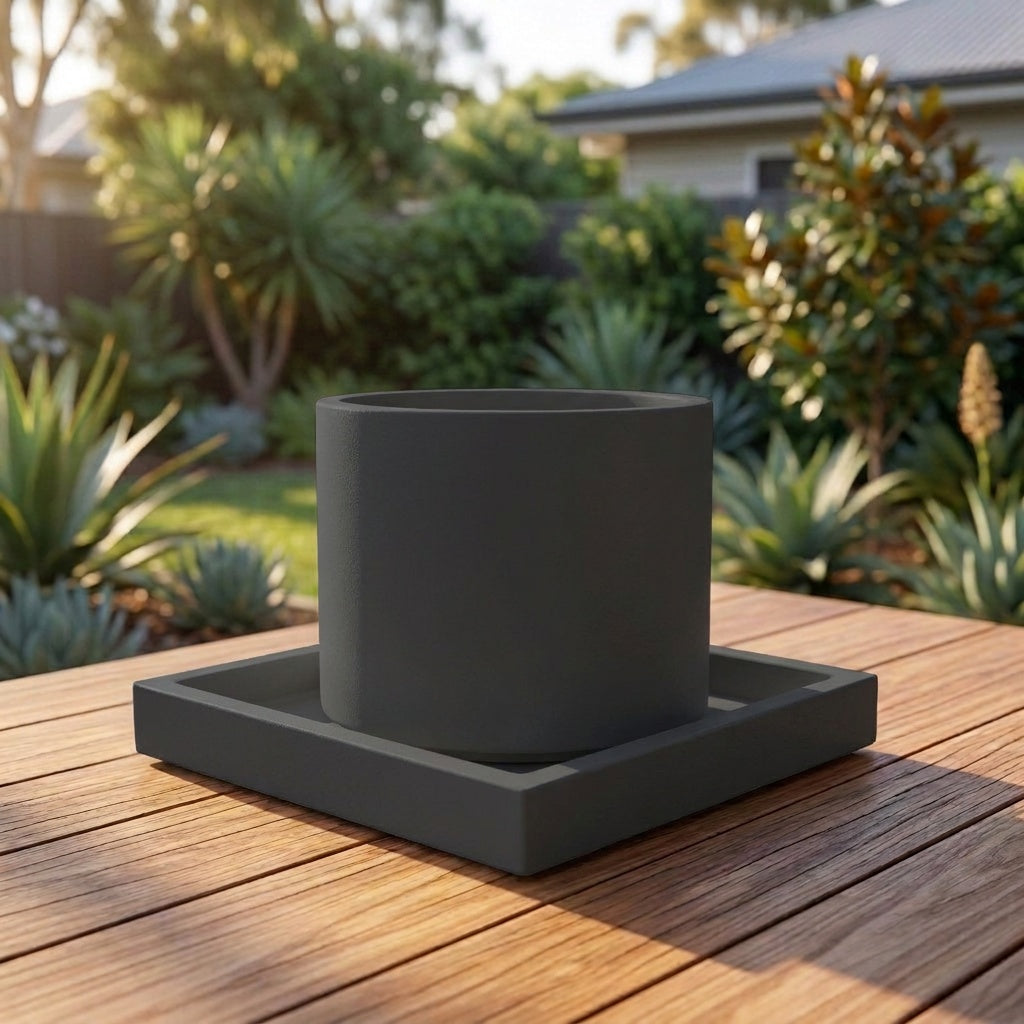 Terrazzo Square Saucer - Various sizes available - Monument