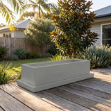 Terrazzo Trough Saucer - Various sizes available - Concrete