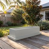 Terrazzo Trough Saucer - Various sizes available - Shale Grey