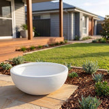 Terrazzo Wok Bowl - Various sizes available - White on White