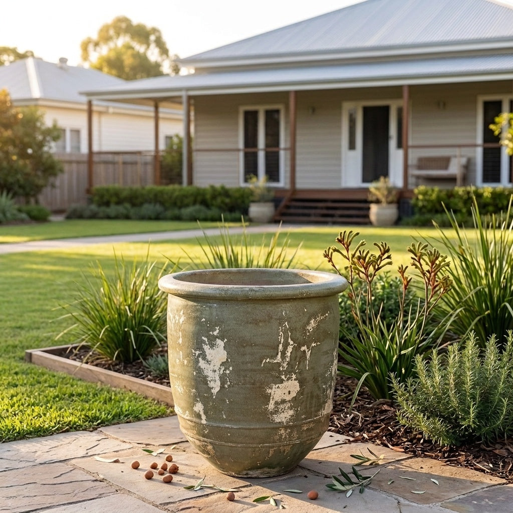 Thai Limestone Essence Pot - 73 x 78cm