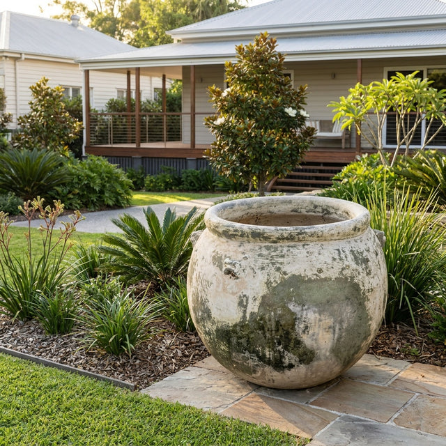 Thai Limestone Stewpot - 70 x 50cm