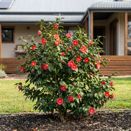 Zigzag Camellia (Camellia japonica)