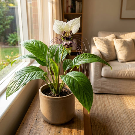 White Bat Plant - Tacca integrifolia