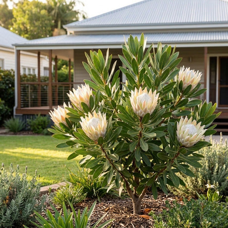 White Ice Protea