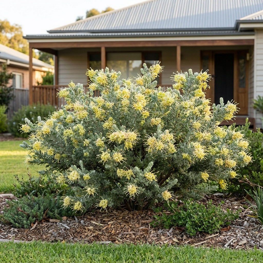 Woolly Grevillea Mello Yellow - Grevillea lanigera 'Mello Yellow'